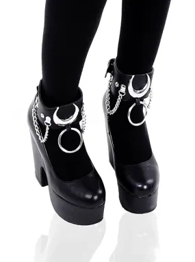 Iron Moon Cuff Ankle Bracelets