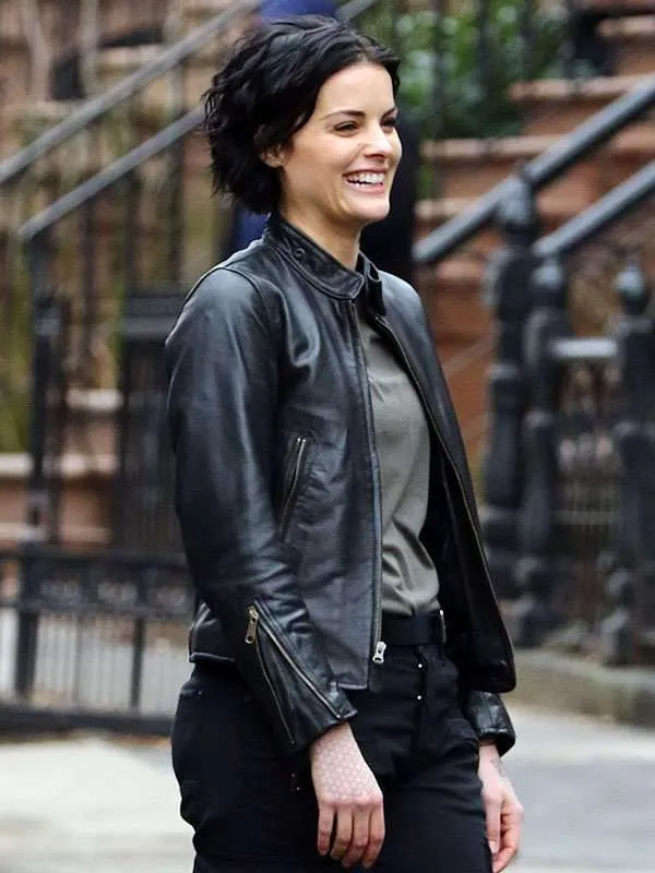 Jaimie Alexander Blindspot Leather Jacket - New American Jackets