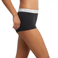 JCPenney Hanes Originals Ultimate Cotton Stretch Women’s Boyshort Underwear Pack, 3-Pack 45UOBB