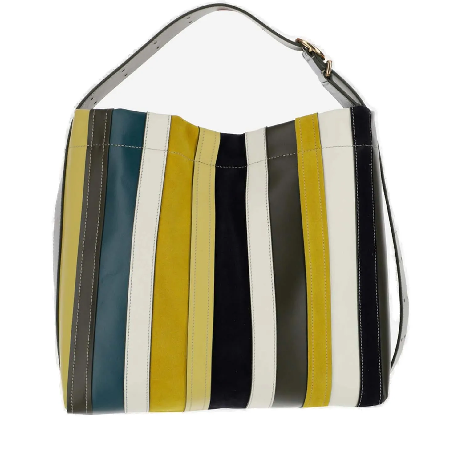 Jil Sander Striped Small Tote Bag