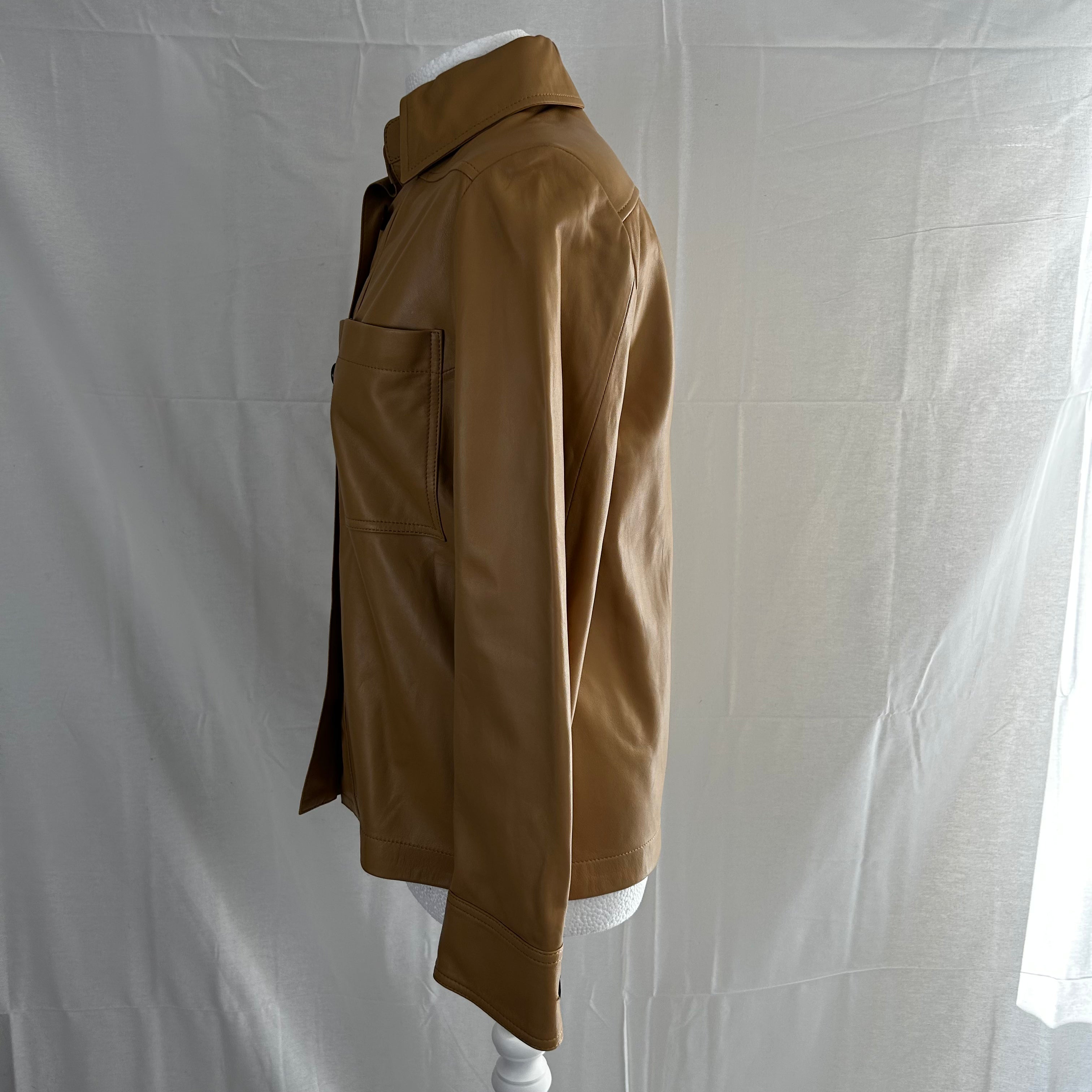 Joseph 995 Camel Leather Coen Nappa Jacket XXS/XS