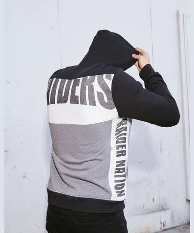 Junk Food Men's Raiders Colorblock Hoodie