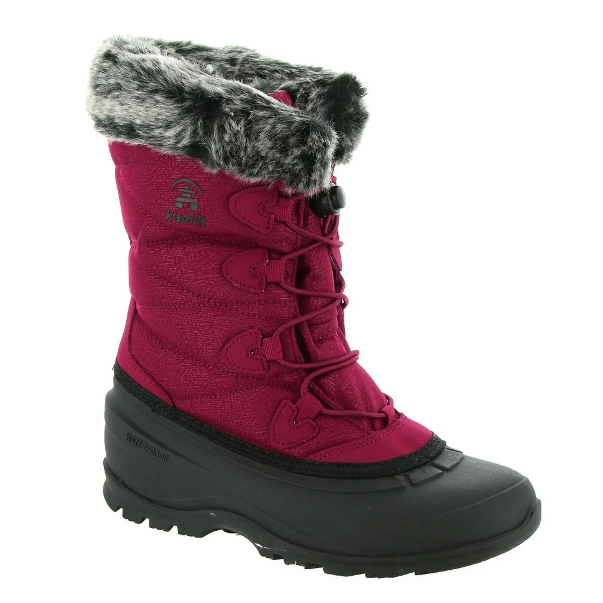 Kamik Womens Momentum 3 Faux Fur Lined Mid-Calf Winter & Snow Boots