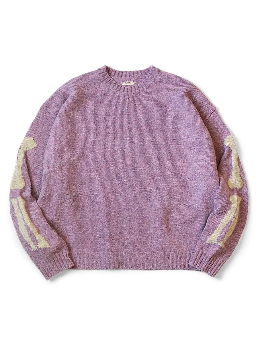 Kapital 5G Wool BONE Crew Sweater