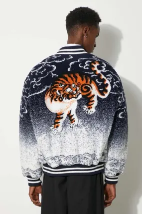 Kenzo bomber jacket Kenzo Cloud Tiger Bomber men’s FE68BL2004FA.MU