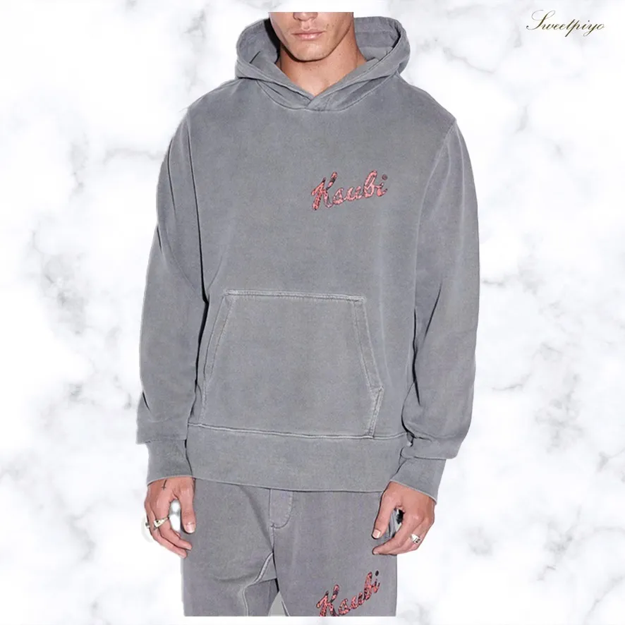 KSUBI  |KSUBI Autograph Kash Hoodie Charcoal