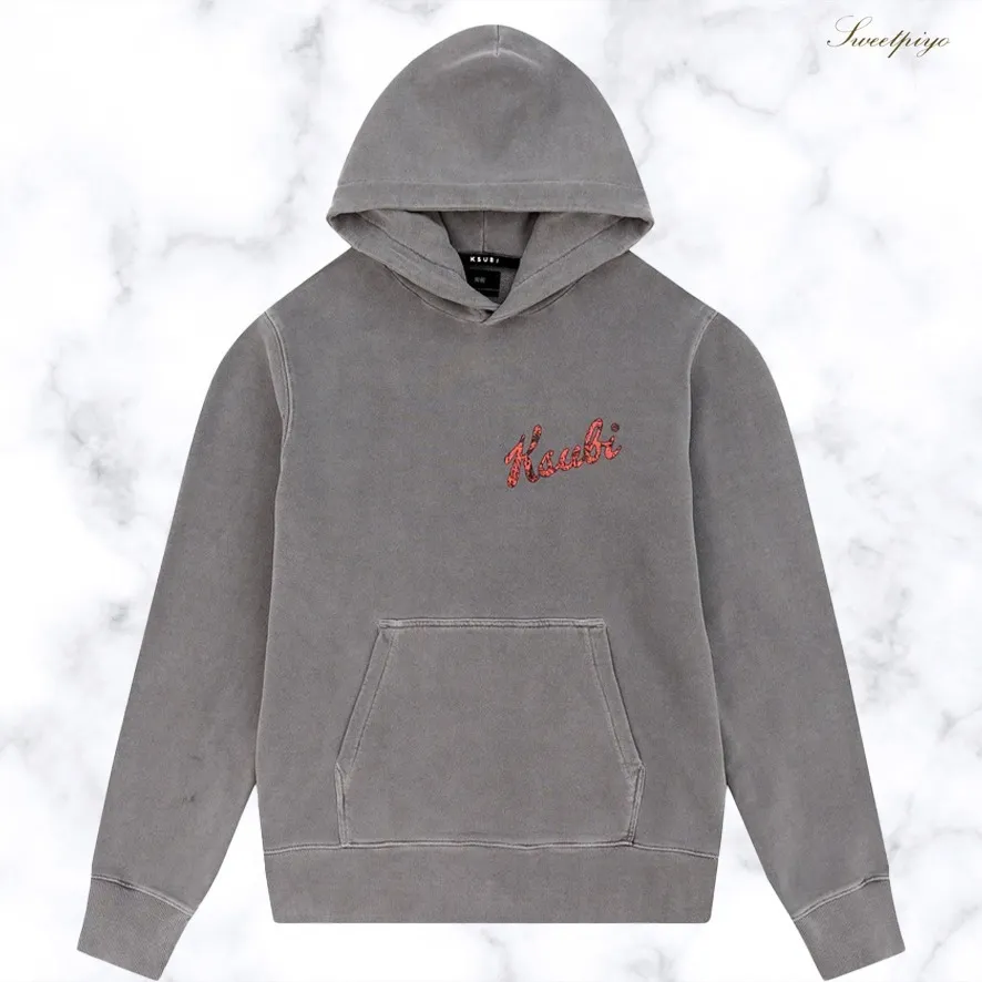 KSUBI  |KSUBI Autograph Kash Hoodie Charcoal