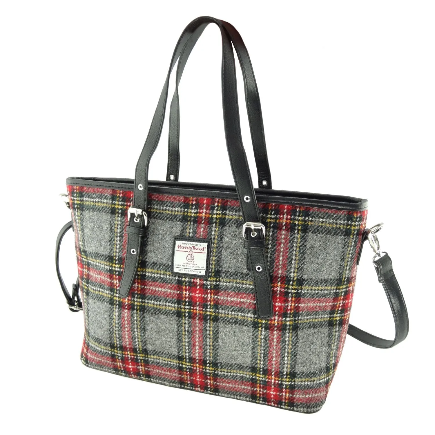 Large Tote Bag 'Spey' with Harris Tweed