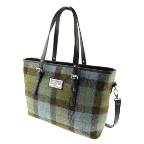 Large Tote Bag 'Spey' with Harris Tweed