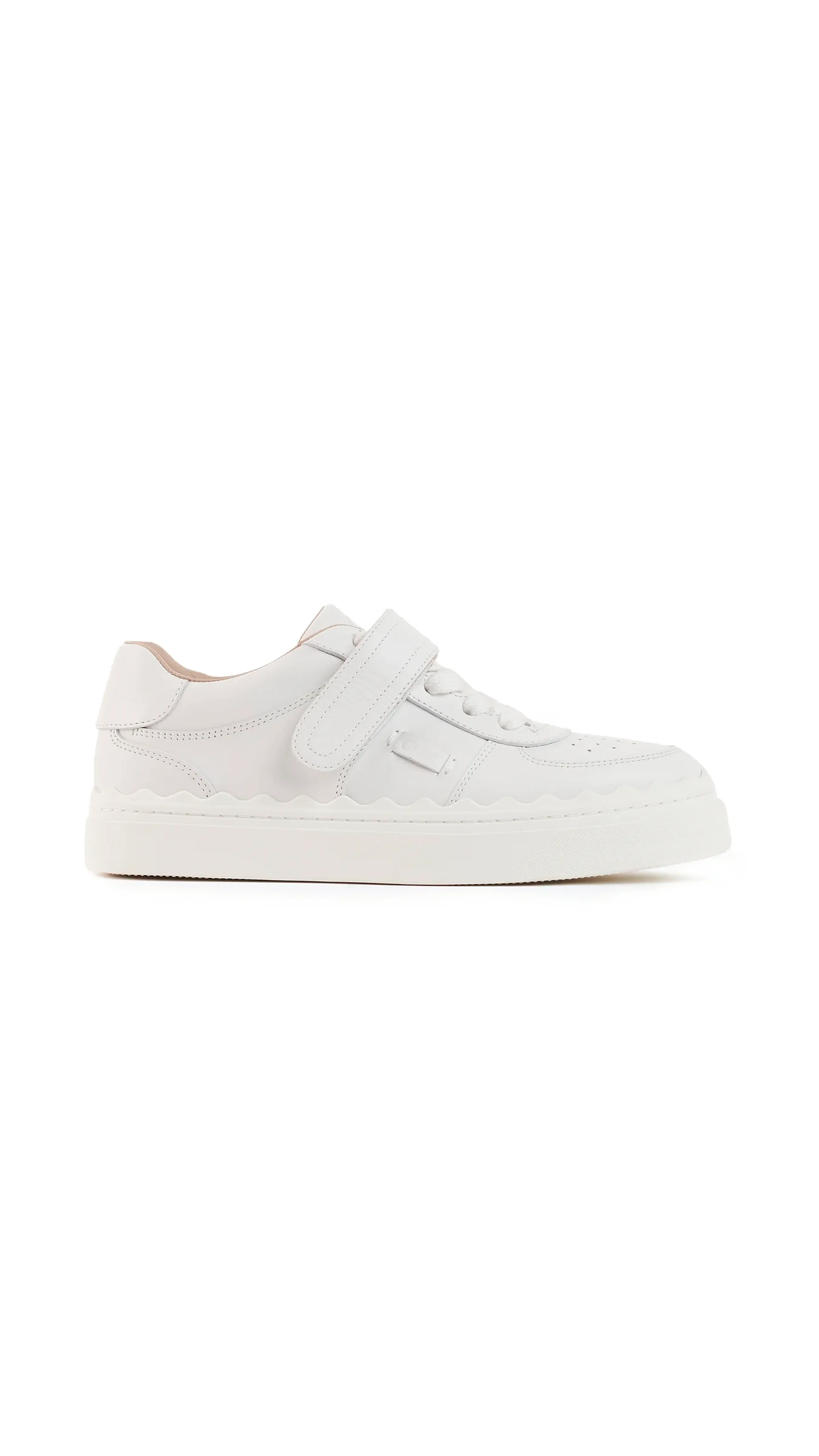 Lauren Sneaker with Strap - White