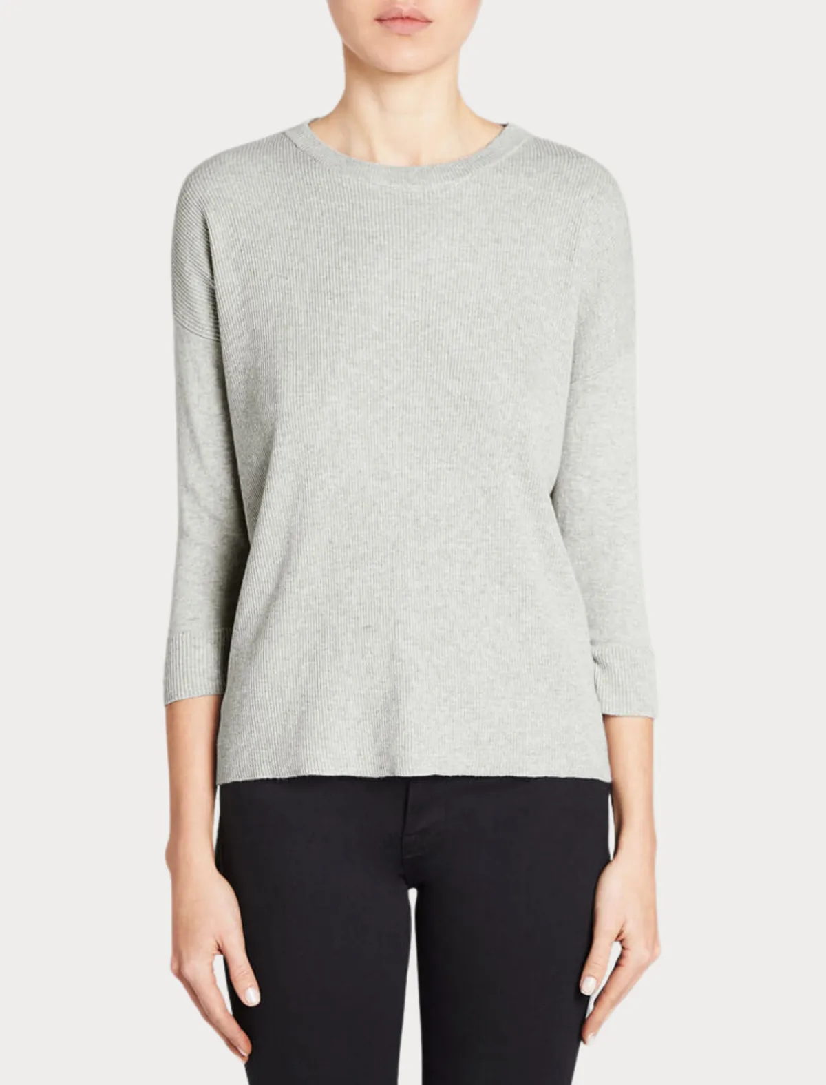 Le Boxy Sweater - Foggy