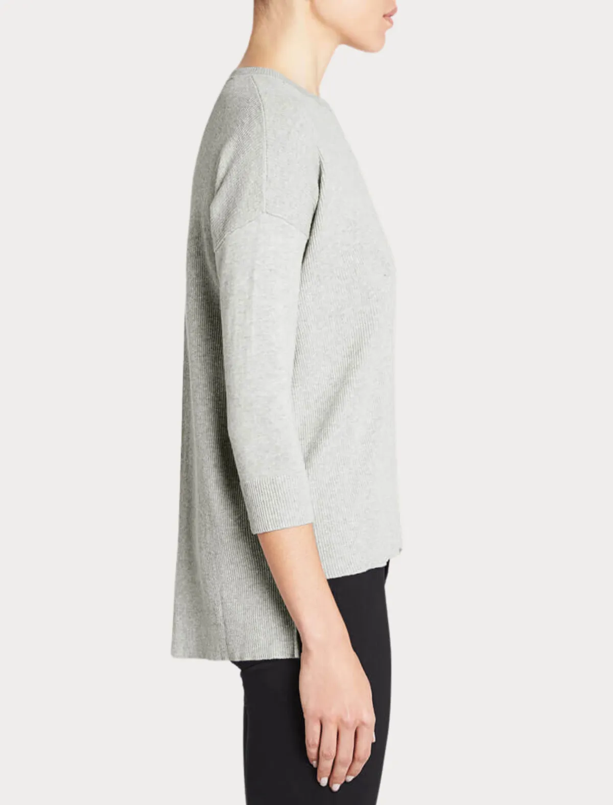 Le Boxy Sweater - Foggy