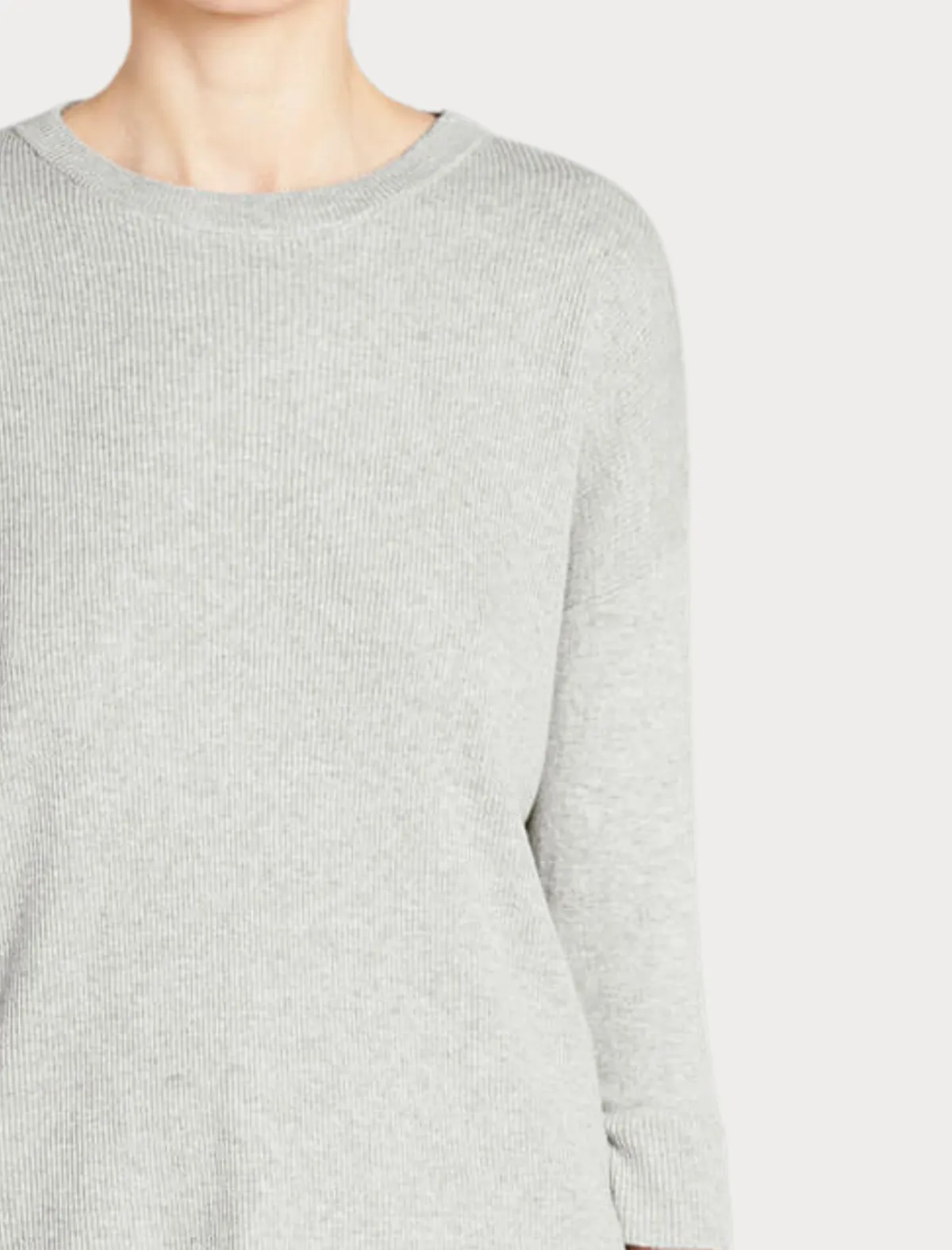 Le Boxy Sweater - Foggy