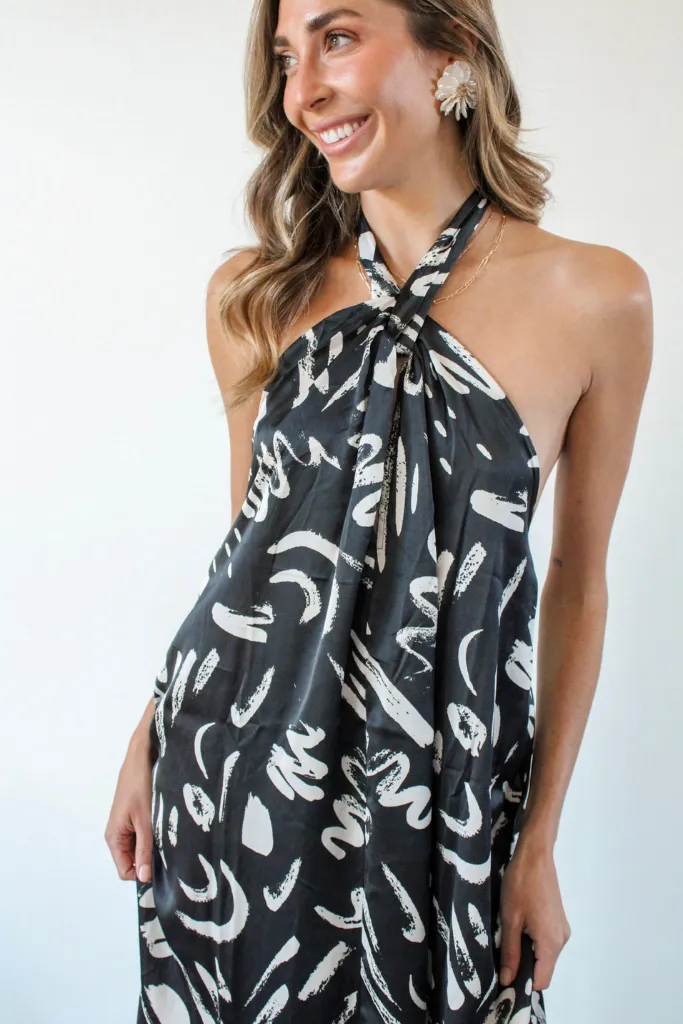 Leigh Halter Maxi Dress