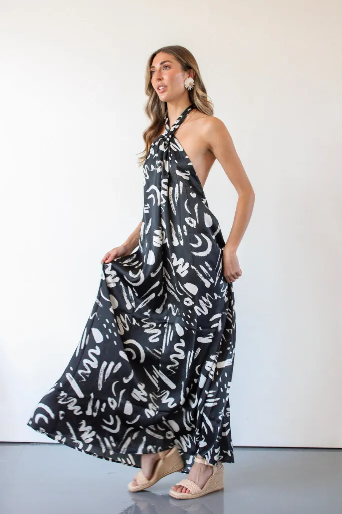 Leigh Halter Maxi Dress