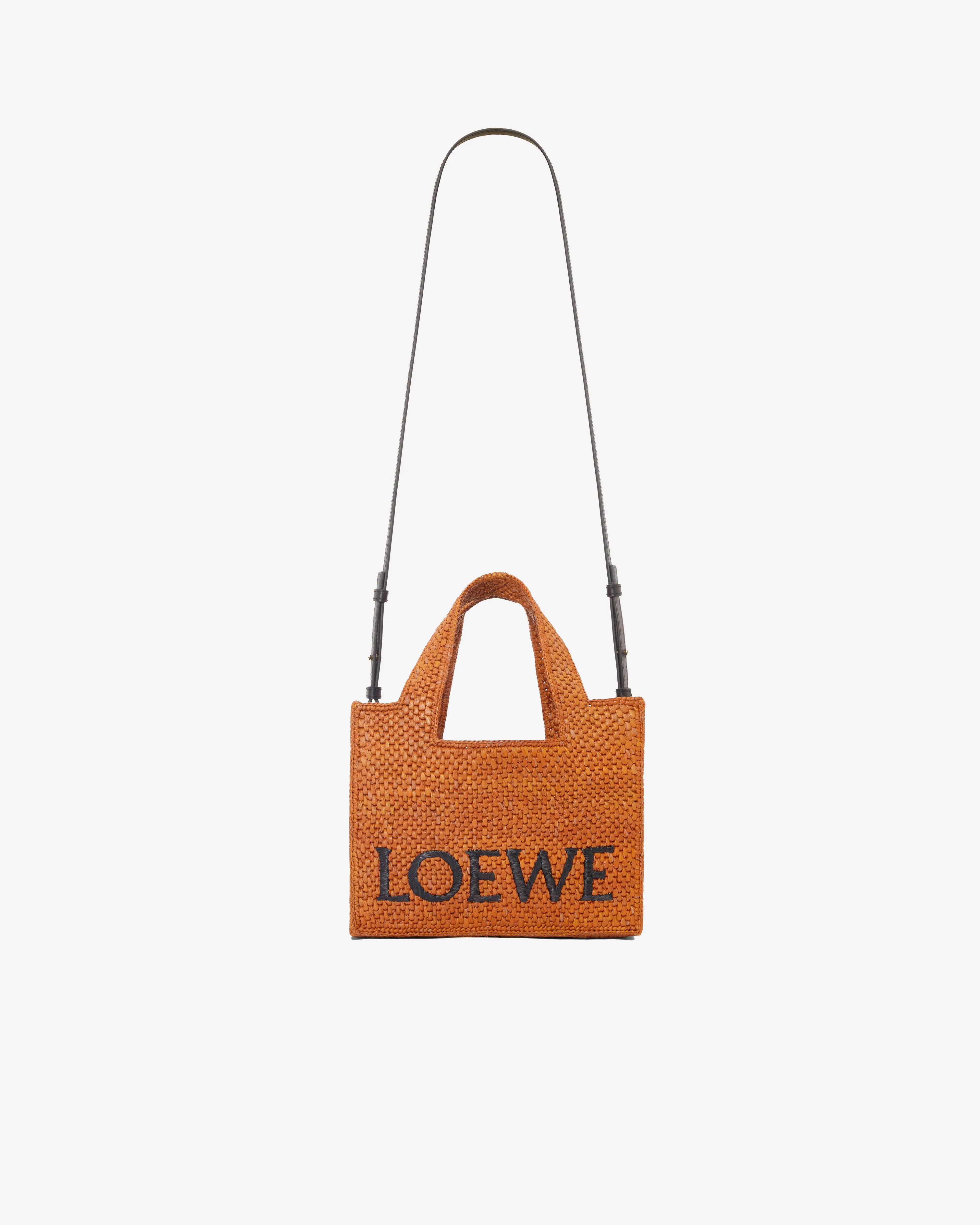 Loewe Women's Loewe Font Tote Small Bag  Honey Gold