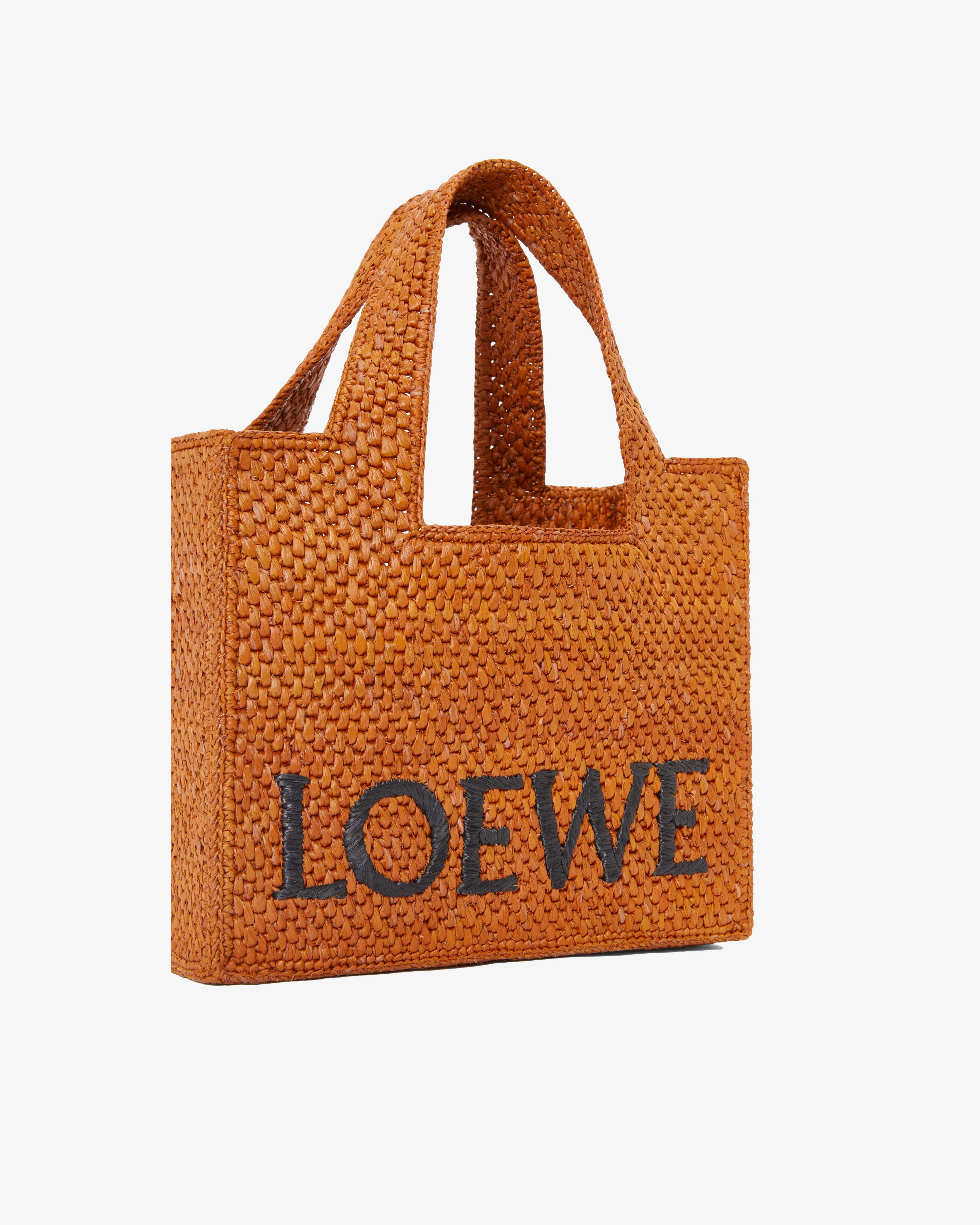 Loewe Women's Loewe Font Tote Small Bag  Honey Gold