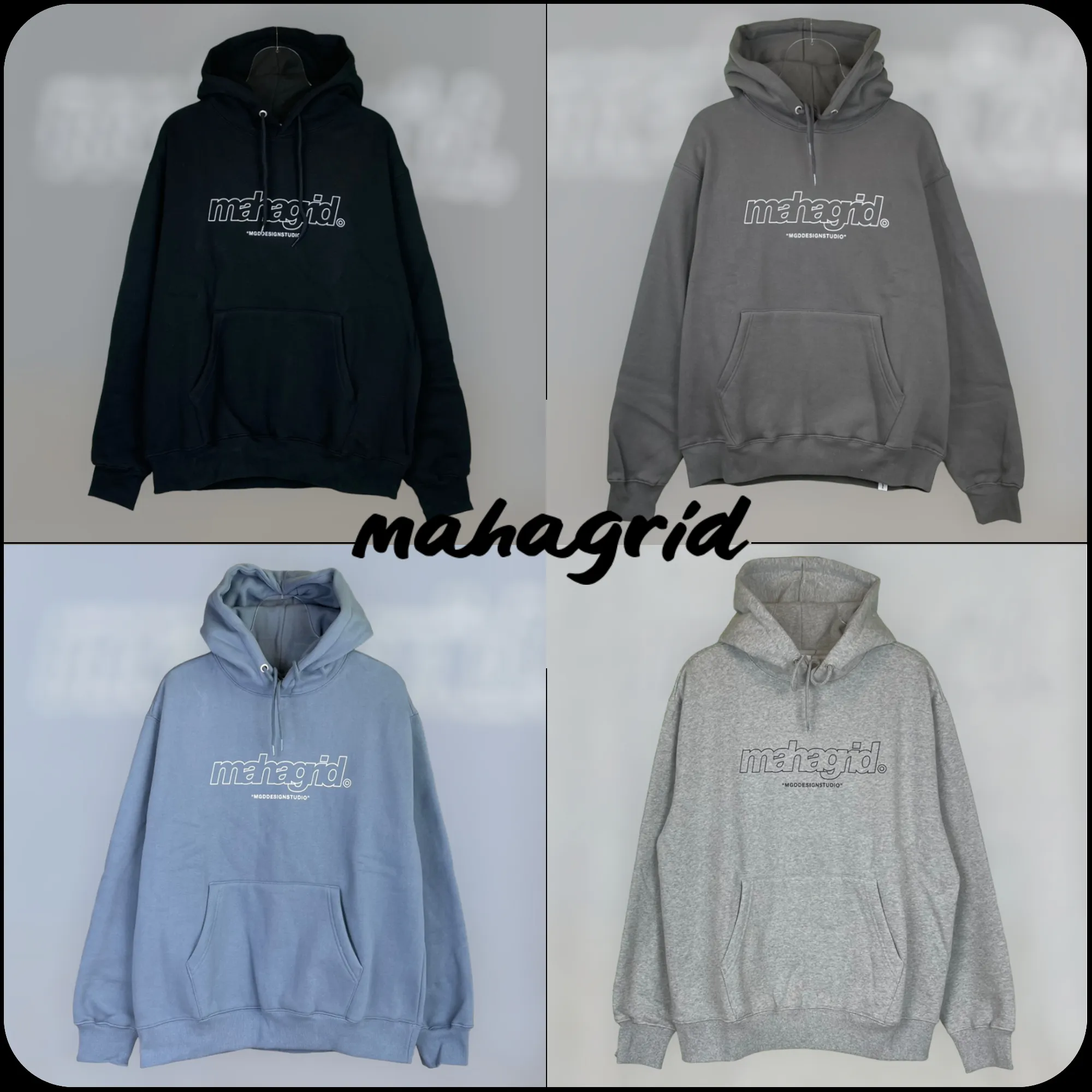 mahagrid  |[ MAHAGRID]★ THIRD LOGO HOODIE