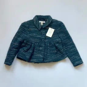 Marie-Chantal Petrol Blue Tweed Jacket: 4 Years (Brand New)