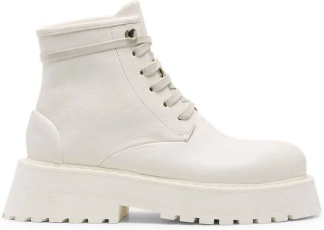 Marsèll Micarro leather boots White