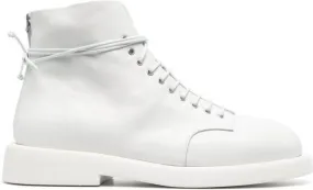 Marsèll round-toe lace-up boots White