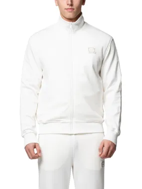 MB ESSENTIAL PIQUE WHITE TRACK JACKET | WHITE