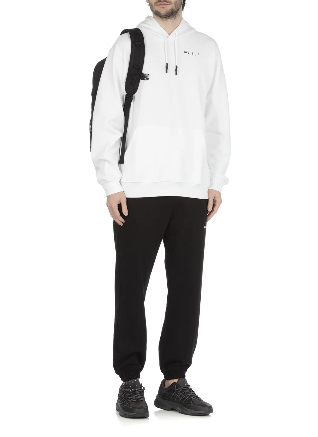 McQ Alexander McQueen Logo Printed Hoodie