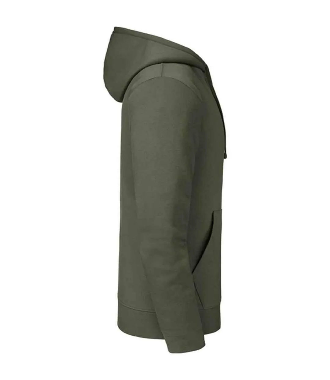 Mens authentic hoodie olive green Russell