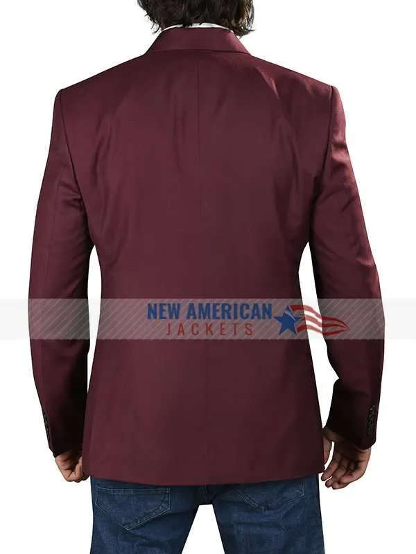 Mens Maroon Slimfit Tuxedo Jacket - New American Jackets