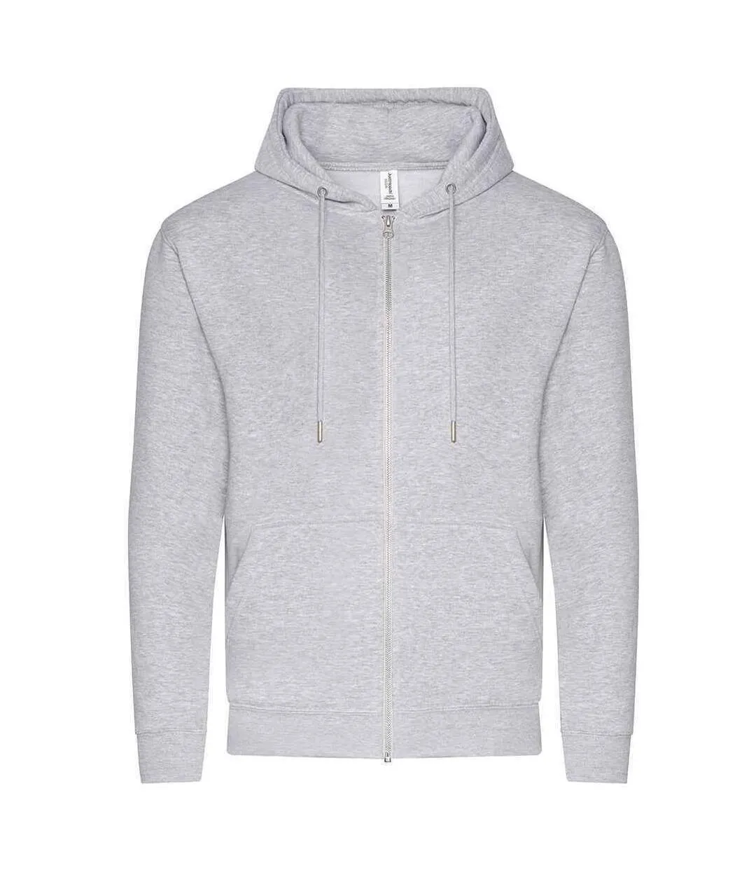 Mens organic hoodie grey heather Awdis