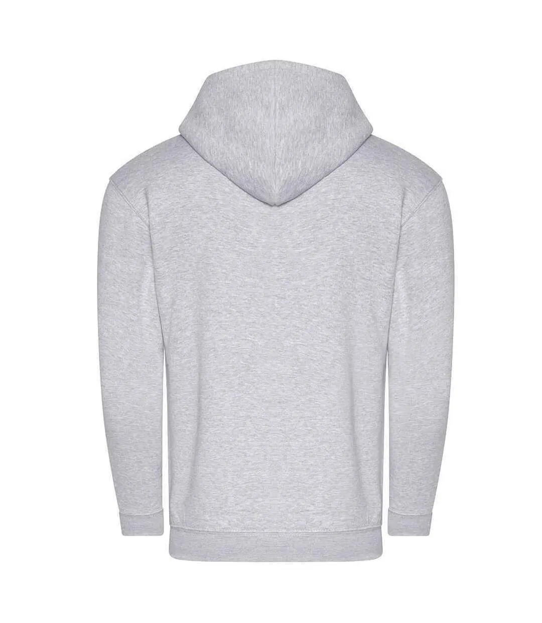 Mens organic hoodie grey heather Awdis