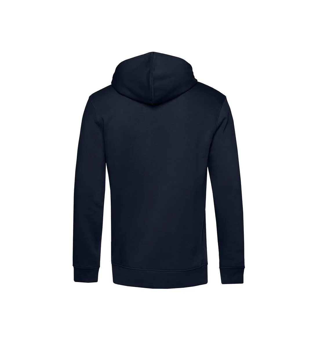 Mens organic hoodie navy B&C