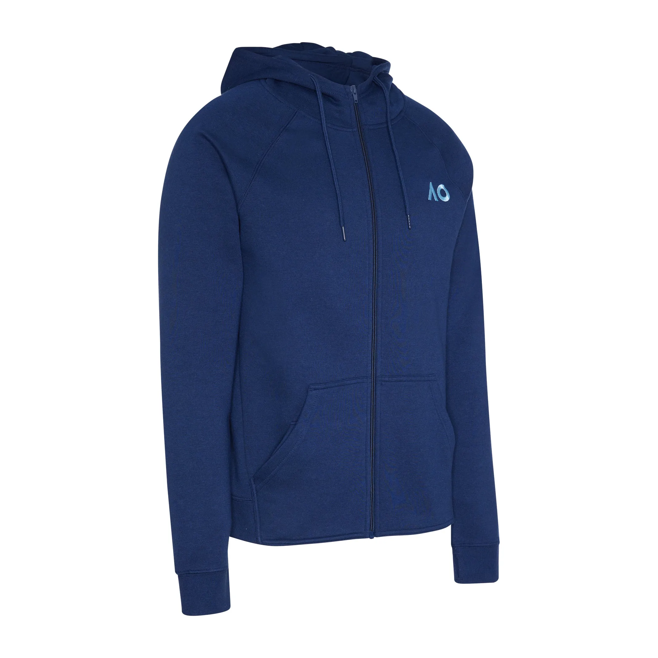 Men's Zip Hoodie Round Logo