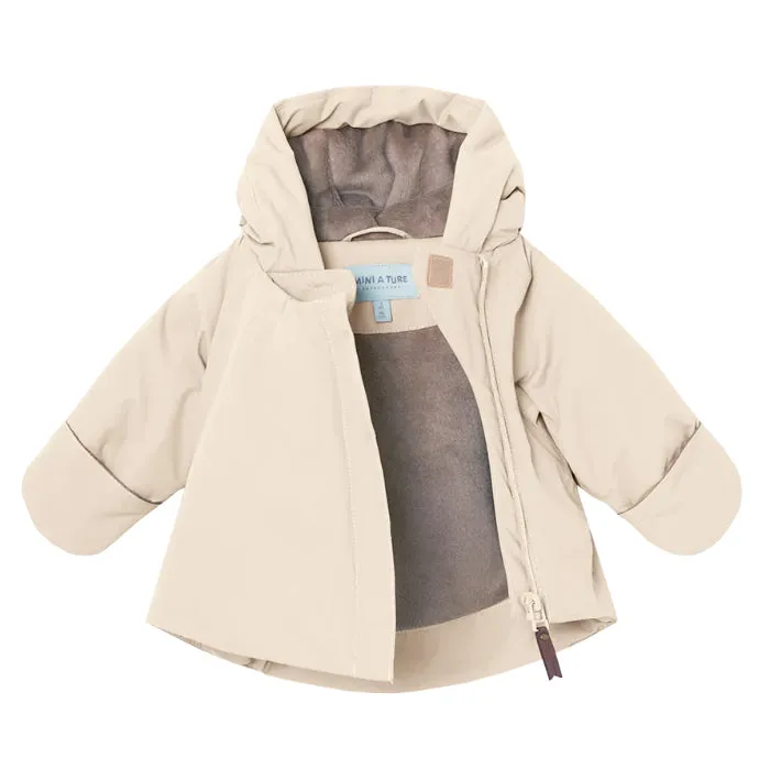 Mini A Ture Baby Yaka Winter Jacket Angora Cream