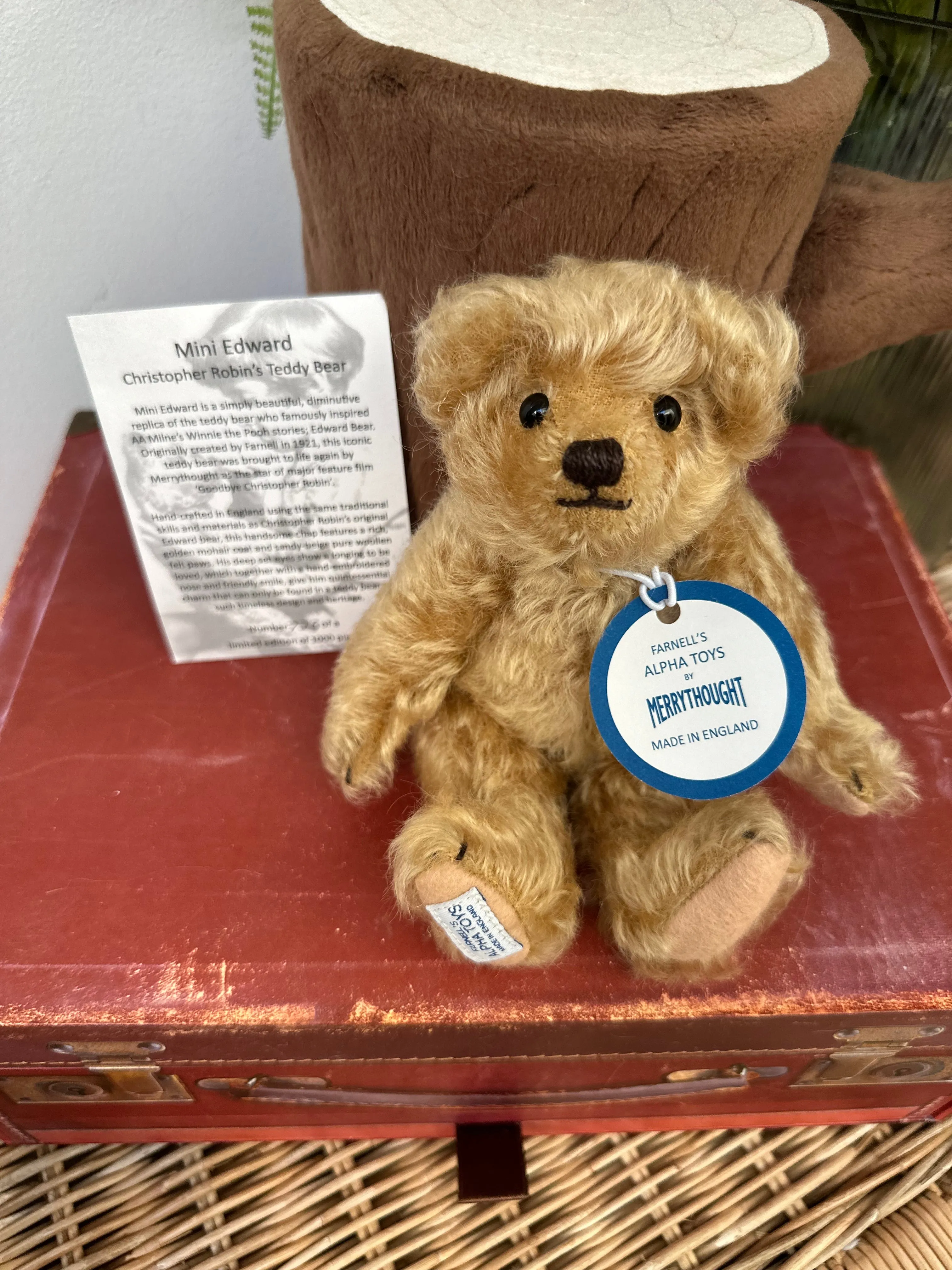 Mini Edward Christopher Robin's 7 inch Collectable Teddy Bear No 726