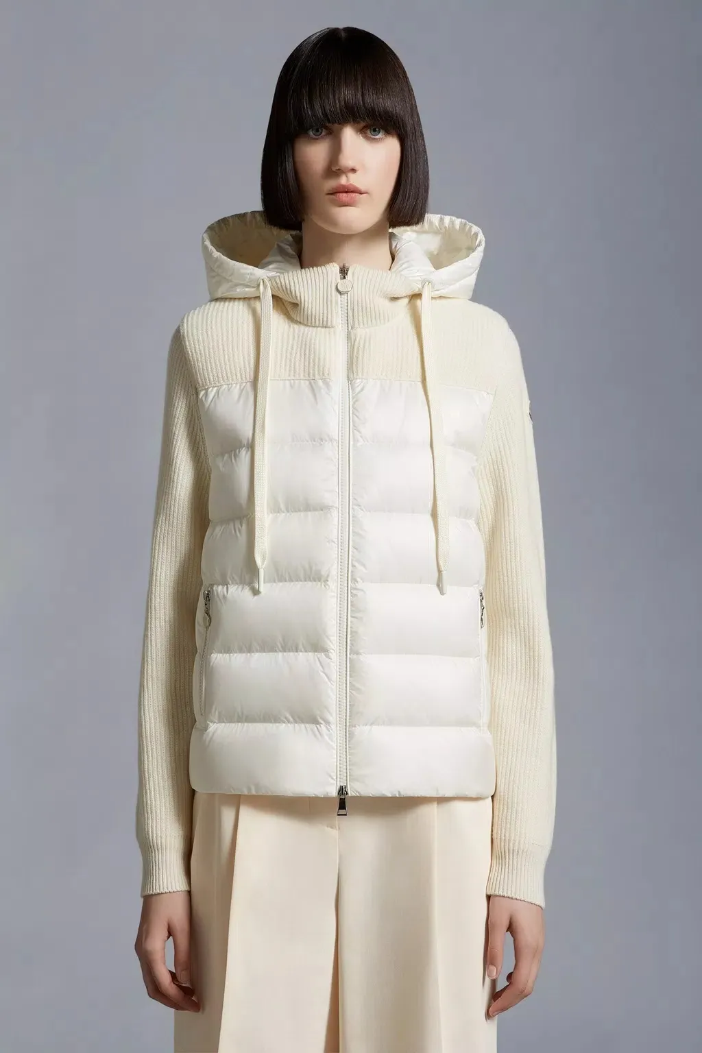 MONCLER  |Padded Wool Zip-Up Hoodie