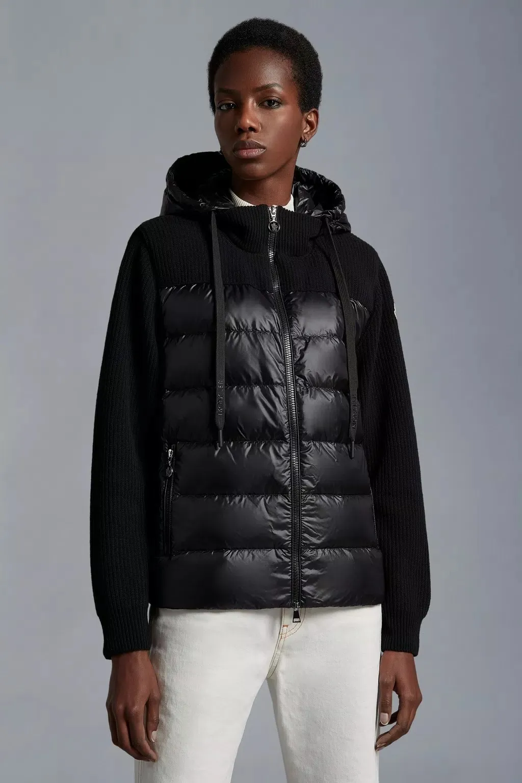 MONCLER  |Padded Wool Zip-Up Hoodie