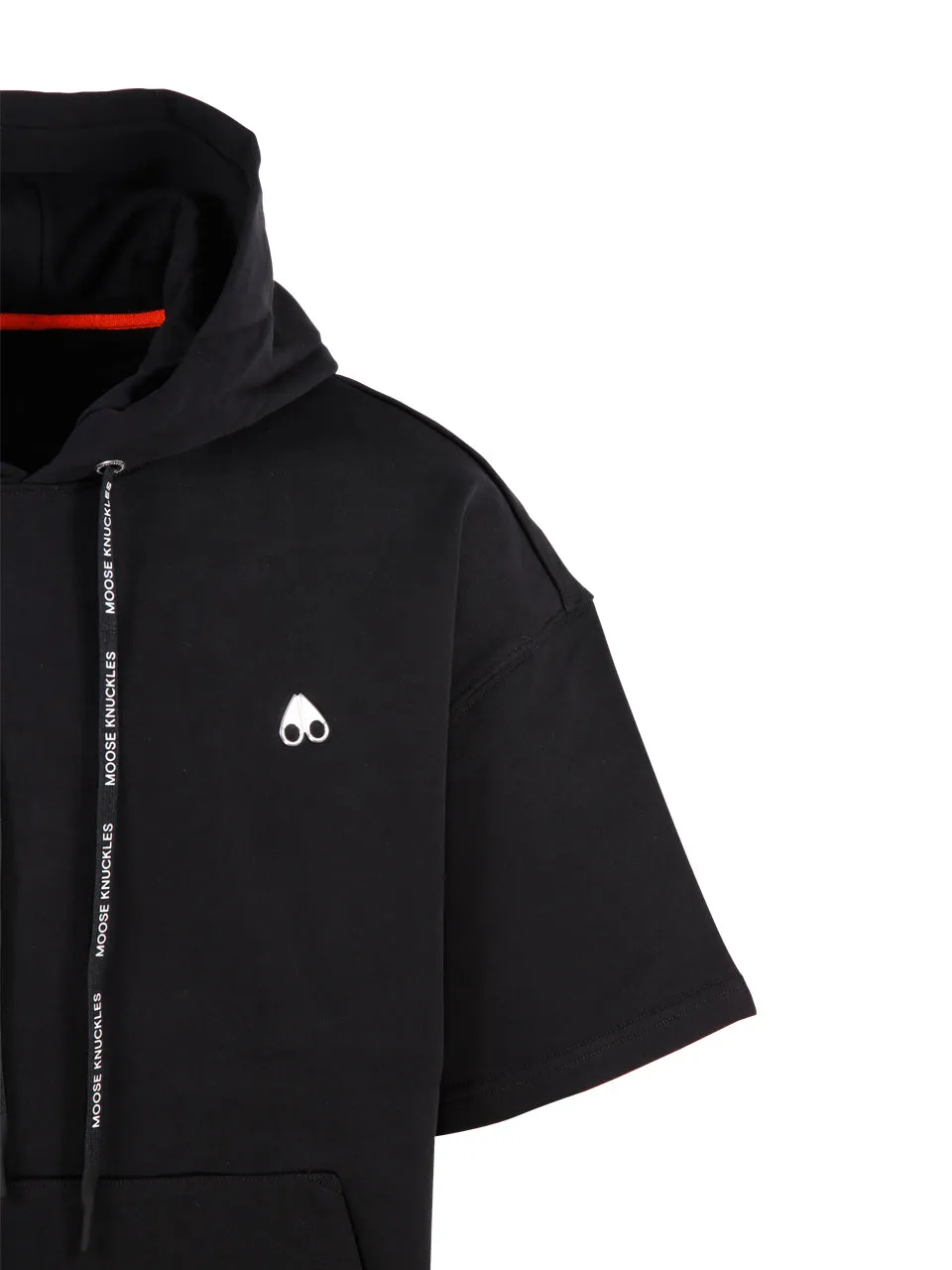 Moose Knuckles Logo Detailed Drawstring Hoodie