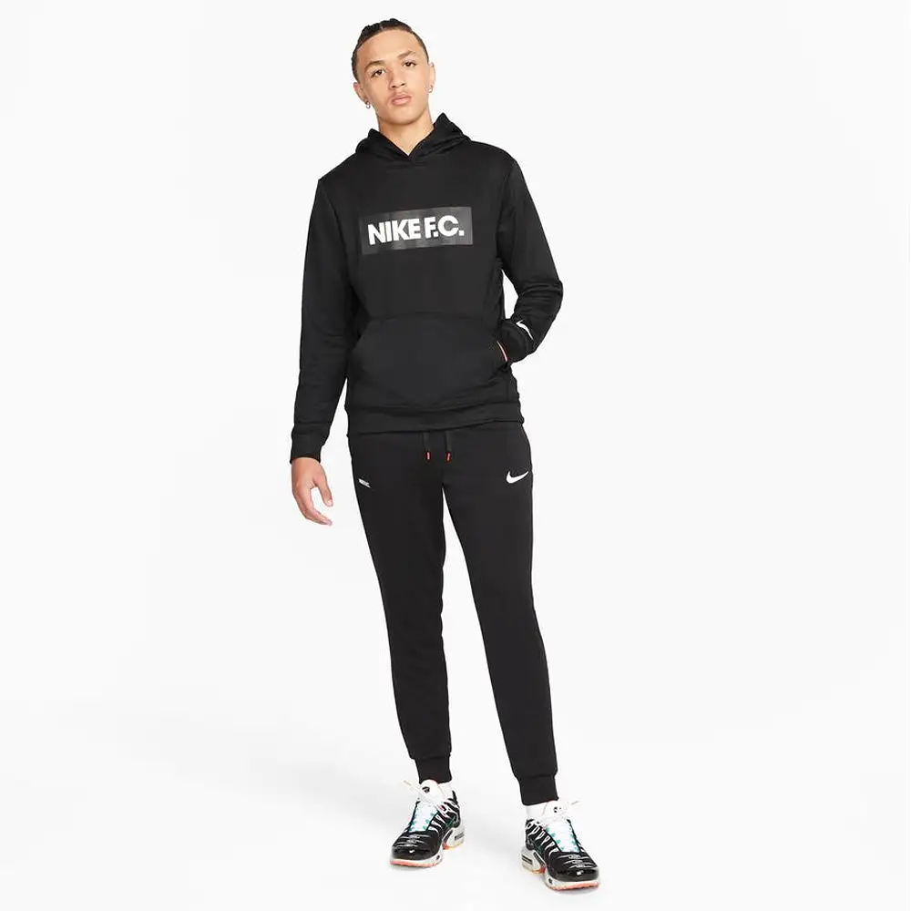 Nike F.C. Adult Dri-FIT Libero Hoodie (Black/White)