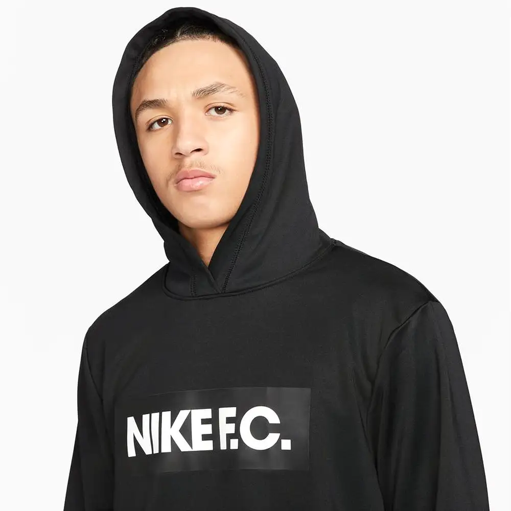 Nike F.C. Adult Dri-FIT Libero Hoodie (Black/White)