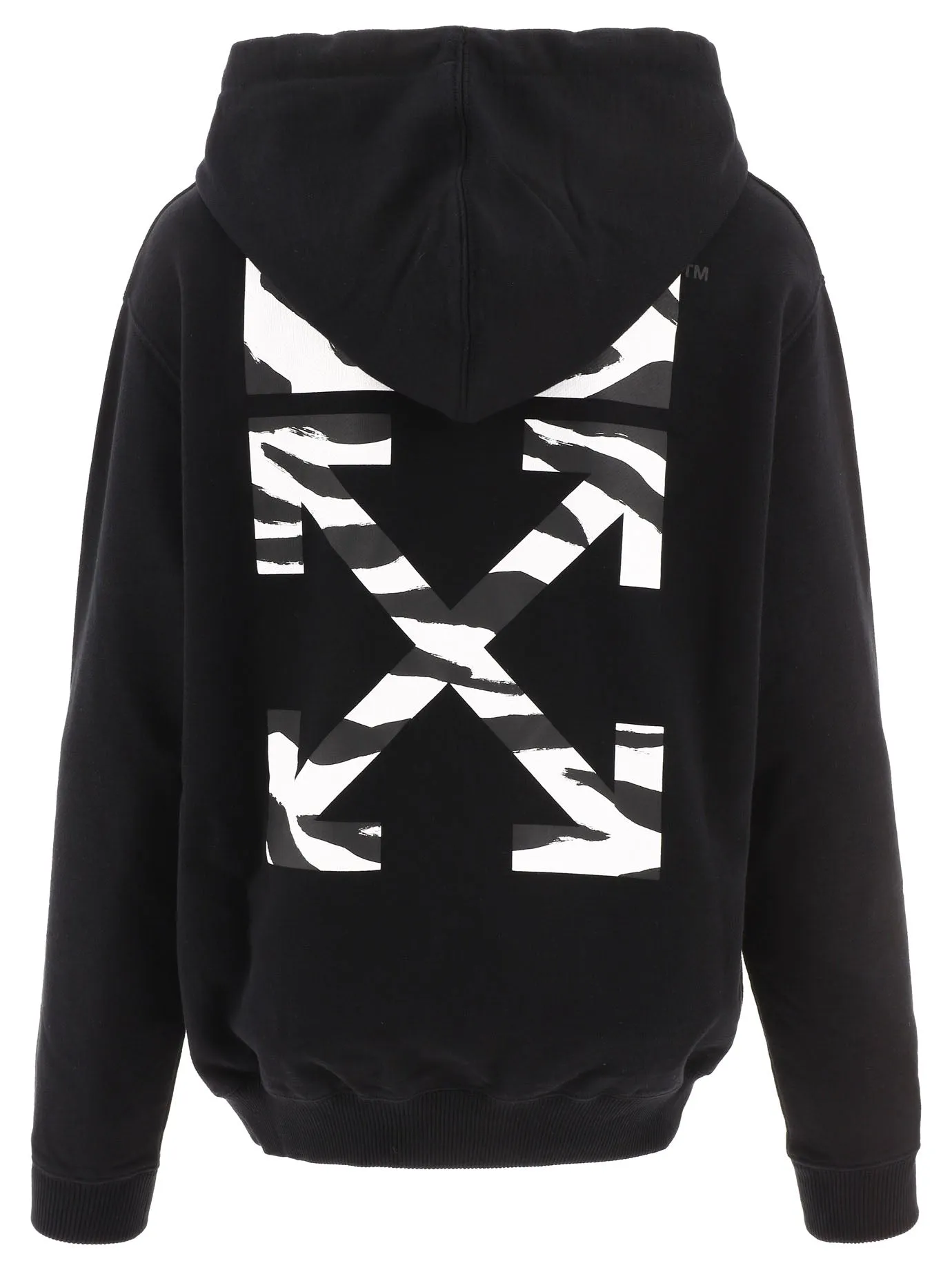 Off-White Logo Printed Drawstring Hoodie