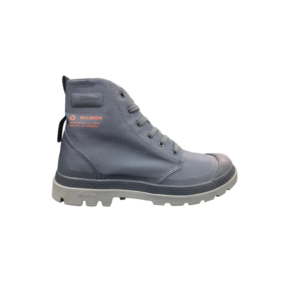 Palladium 08848 Mens Pampa Rcyl Lite+ Waterproof Iron Gate