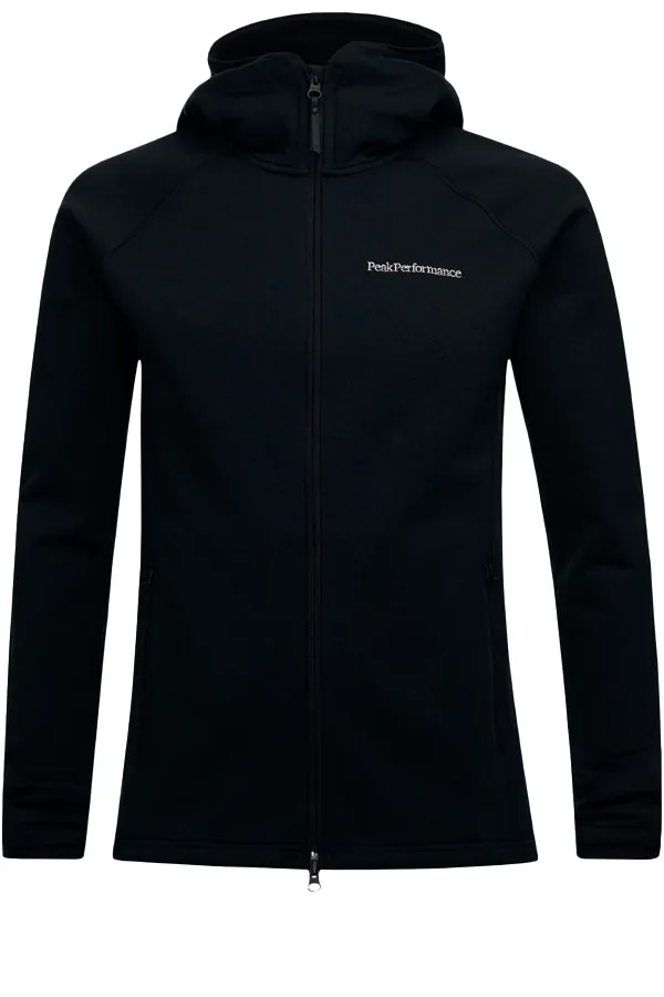 Peak Performance Zip Hoodie Chill Black