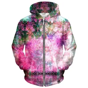 PINEAL METATRON GALAXY ZIP UP HOODIE