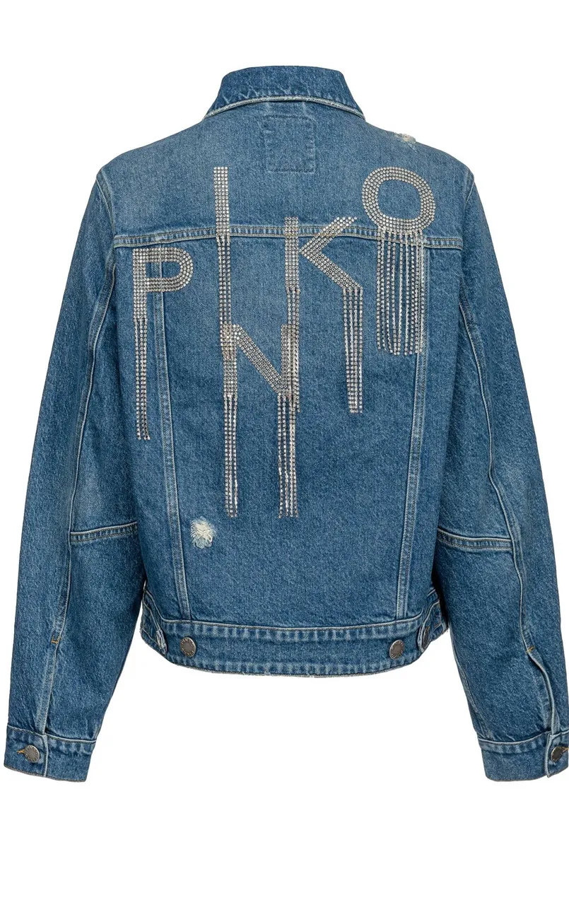 PINKO Recycled denim jacket -                         -                     -                