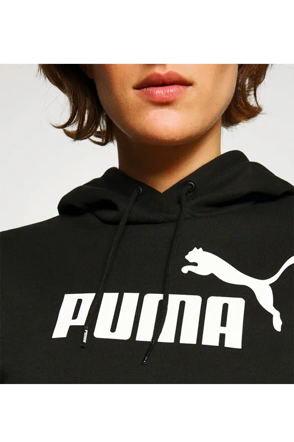 PUMA Women Essential Logo Hoodie Black