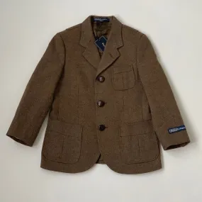 Ralph Lauren Brown Tweed Riding Style Jacket: 6 Years (Brand New)