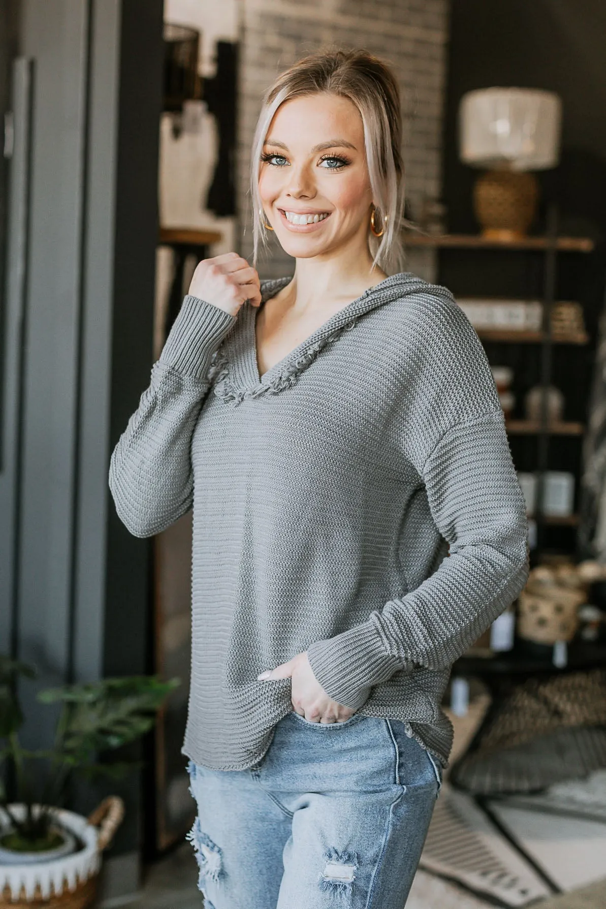 Rebekah Ribbed Knit Sweater - 4 Colors