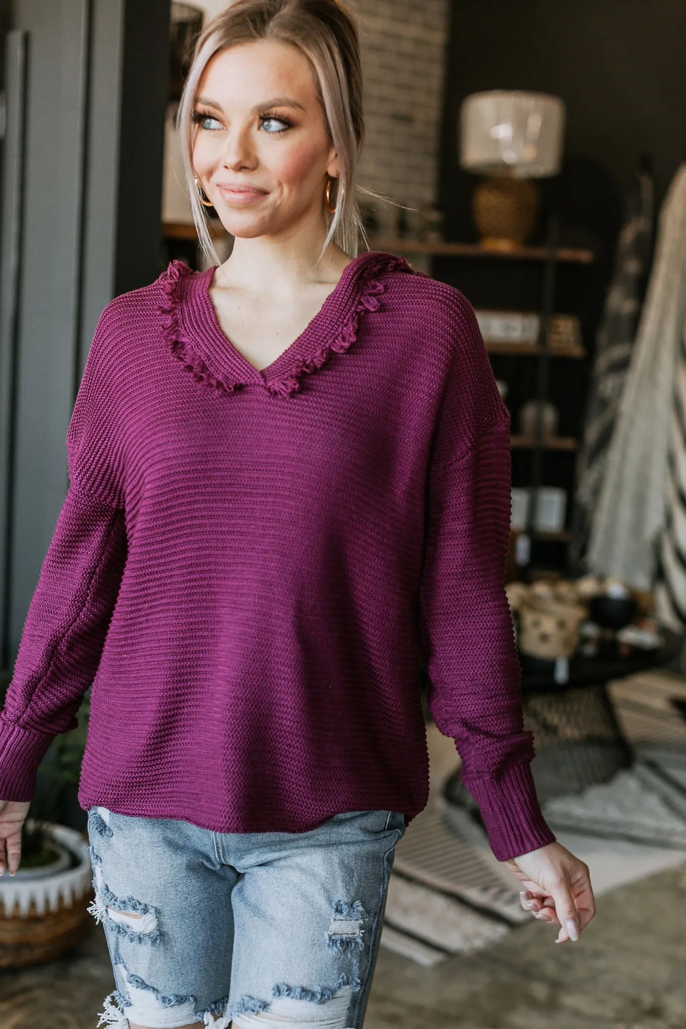 Rebekah Ribbed Knit Sweater - 4 Colors