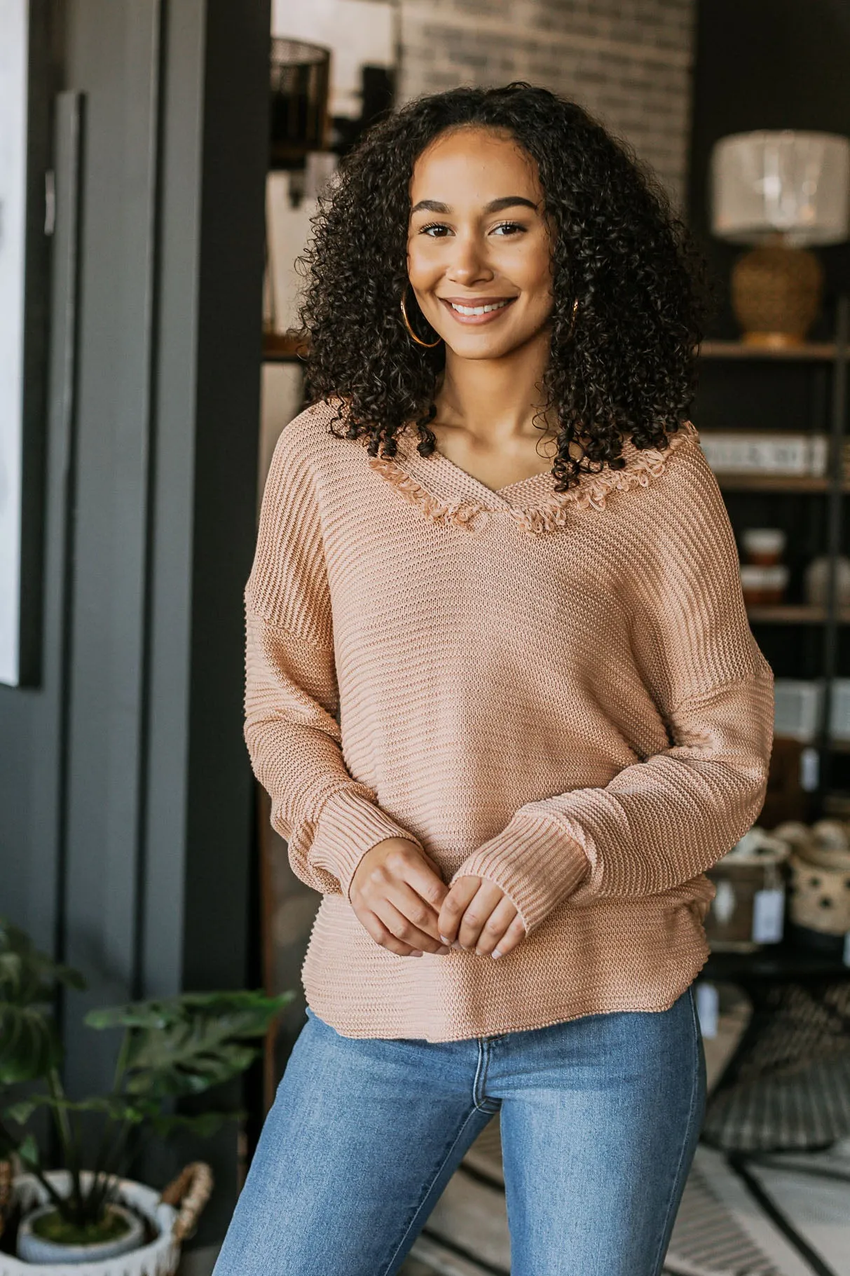 Rebekah Ribbed Knit Sweater - 4 Colors